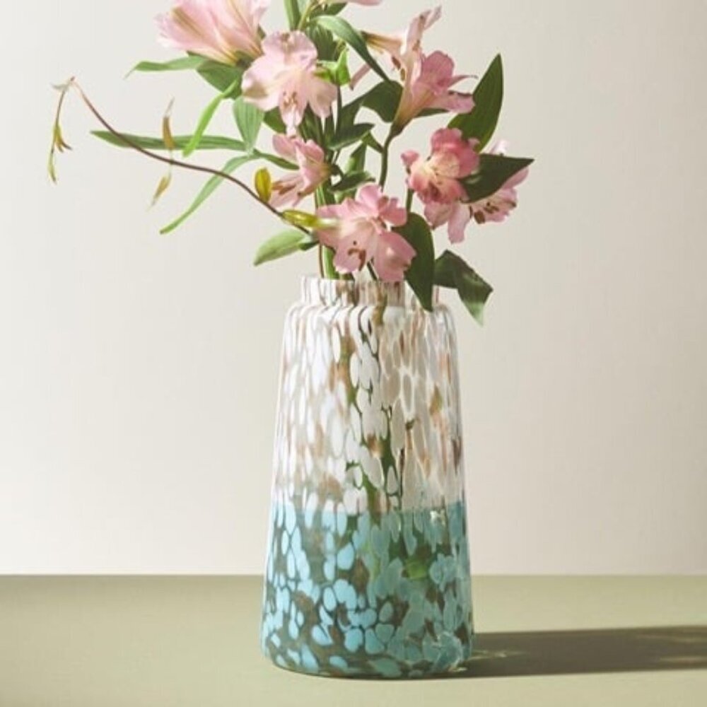 Anthropologie Bela Blue Art Vase